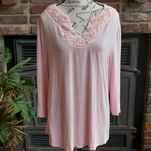 Peck & Peck Rose Top